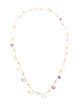 Marco Bicego 18K Multistone Paradise Graduated Station Necklace