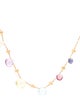 Marco Bicego 18K Multistone Paradise Graduated Station Necklace