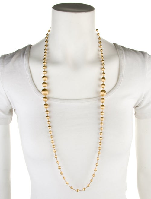 Marco Bicego 18K Africa Graduated Long Necklace