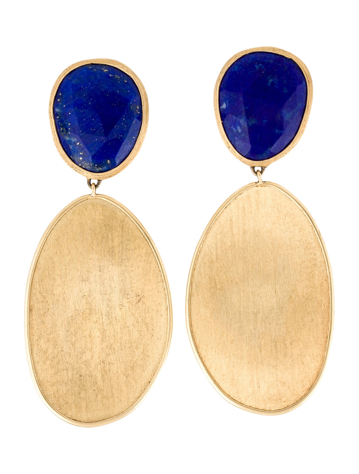 Marco Bicego 18K Lapis Lazuli Double Drop Earrings