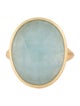 Marco Bicego 18K Aquamarine Lunaria Cocktail Ring