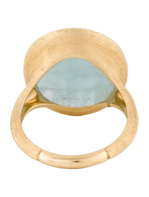 Marco Bicego 18K Aquamarine Lunaria Cocktail Ring