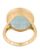 Marco Bicego 18K Aquamarine Lunaria Cocktail Ring