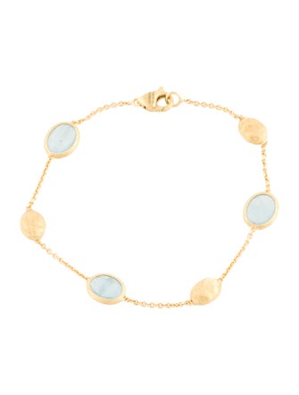 Marco Bicego 18K Aquamarine Siviglia Station Bracelet