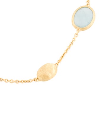 Marco Bicego 18K Aquamarine Siviglia Station Bracelet