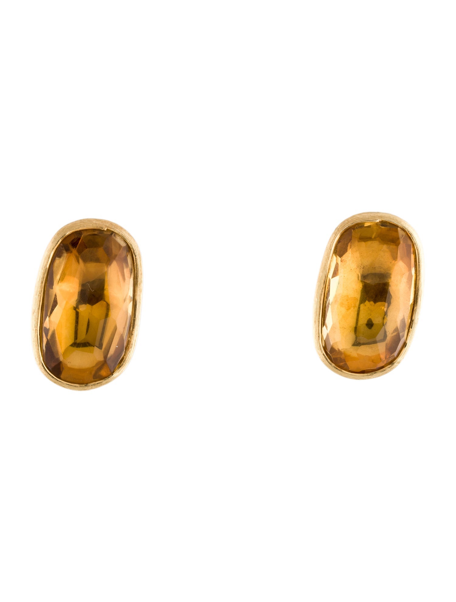 Marco Bicego 18K Citrine Murano Stud Earrings