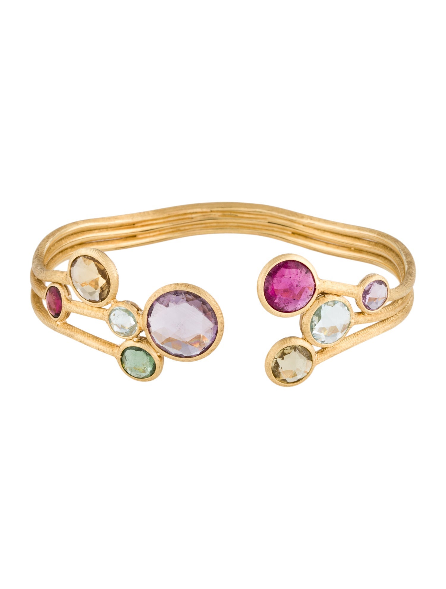 Marco Bicego 18K Jaipur Multi-Stone Cuff Bracelet