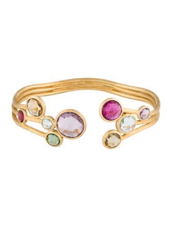 Marco Bicego 18K Jaipur Multi-Stone Cuff Bracelet