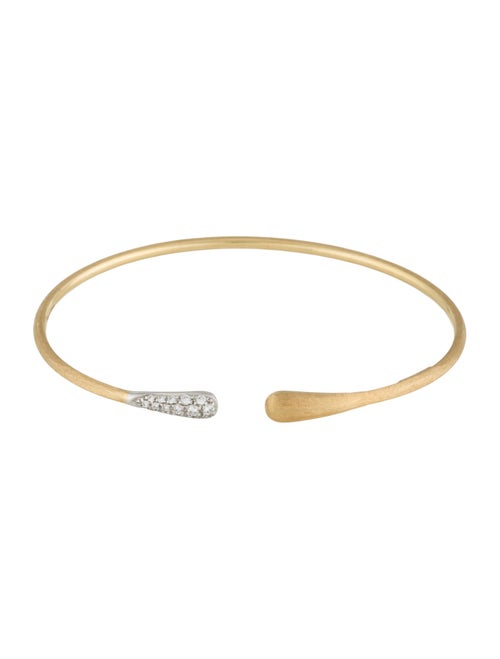 Marco Bicego 18K Diamond Lucia Kissing Cuff Bracelet