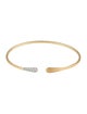 Marco Bicego 18K Diamond Lucia Kissing Cuff Bracelet