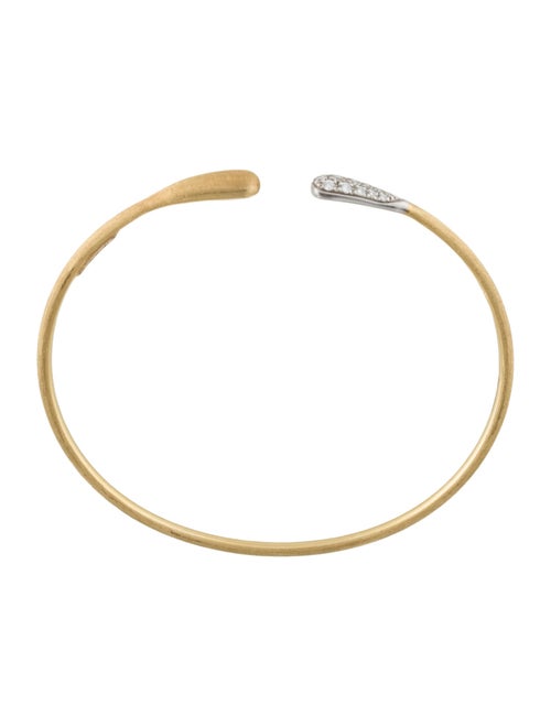 Marco Bicego 18K Diamond Lucia Kissing Cuff Bracelet