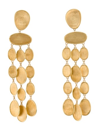 Marco Bicego 18K Lunaria Triple-Strand Drop Earrings