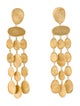 Marco Bicego 18K Lunaria Triple-Strand Drop Earrings