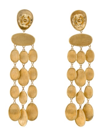 Marco Bicego 18K Lunaria Triple-Strand Drop Earrings