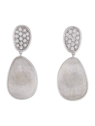 Marco Bicego 18K Diamond Lunaria Drop Earrings
