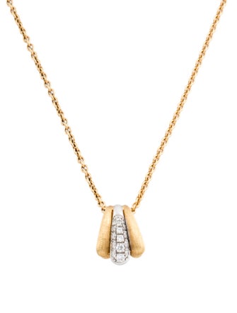Marco Bicego 18K Diamond Lucia Pendant Necklace
