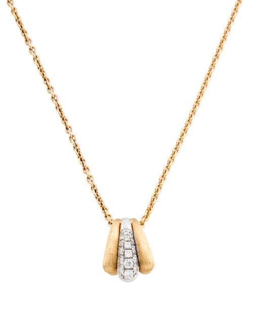 Marco Bicego 18K Diamond Lucia Pendant Necklace