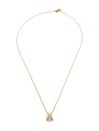 Marco Bicego 18K Diamond Lucia Pendant Necklace