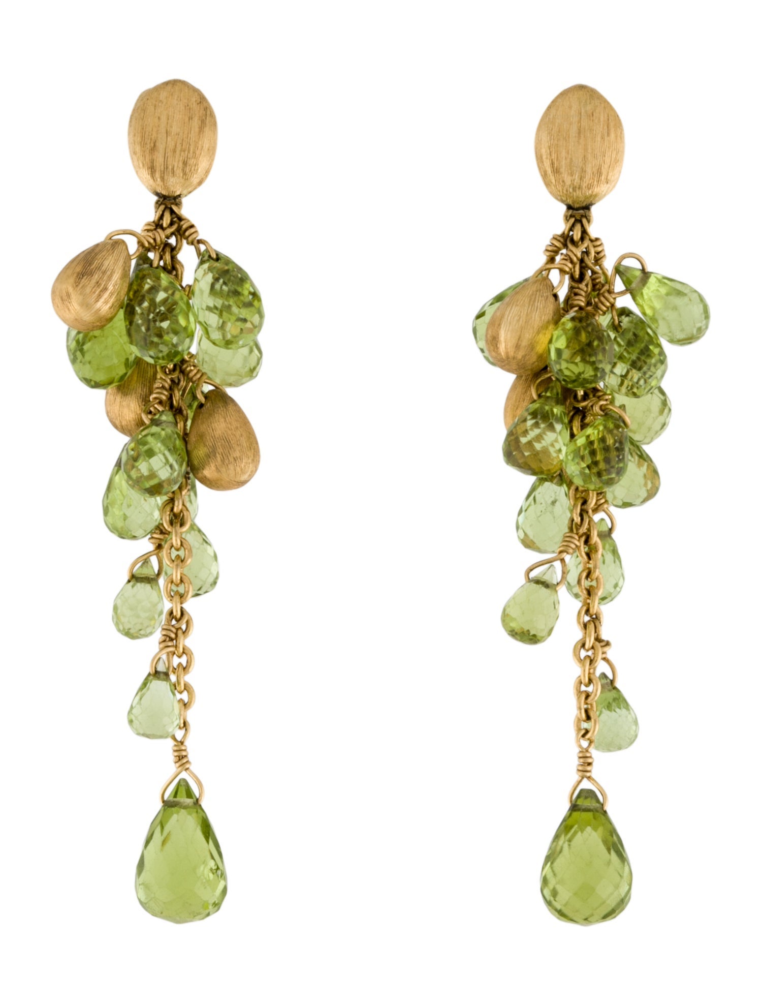 Marco Bicego 18K Peridot Drop Earrings