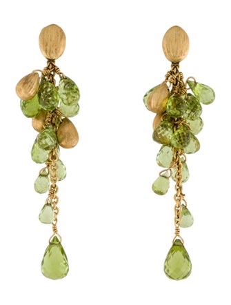 Marco Bicego 18K Peridot Drop Earrings