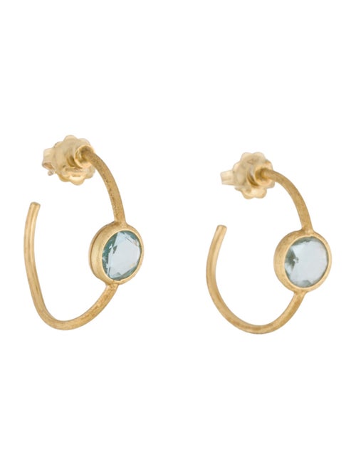 Marco Bicego 18K Topaz Jaipur Hoop Earrings