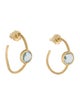 Marco Bicego 18K Topaz Jaipur Hoop Earrings