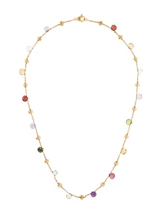 Marco Bicego 18K Multistone Station Necklace