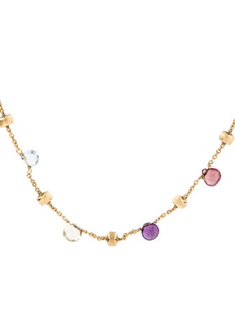 Marco Bicego 18K Multistone Station Necklace