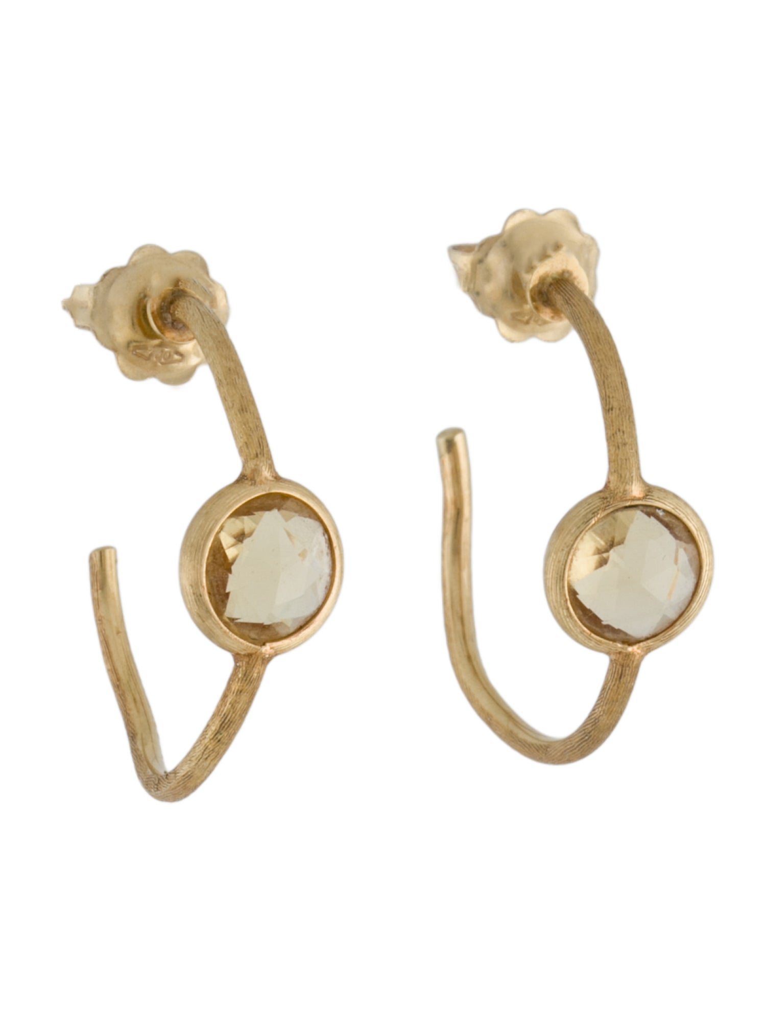 Marco Bicego 18K Citrine Jaipur Hoop Earrings