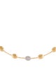Marco Bicego 18K Diamond Siviglia Bean Station Necklace