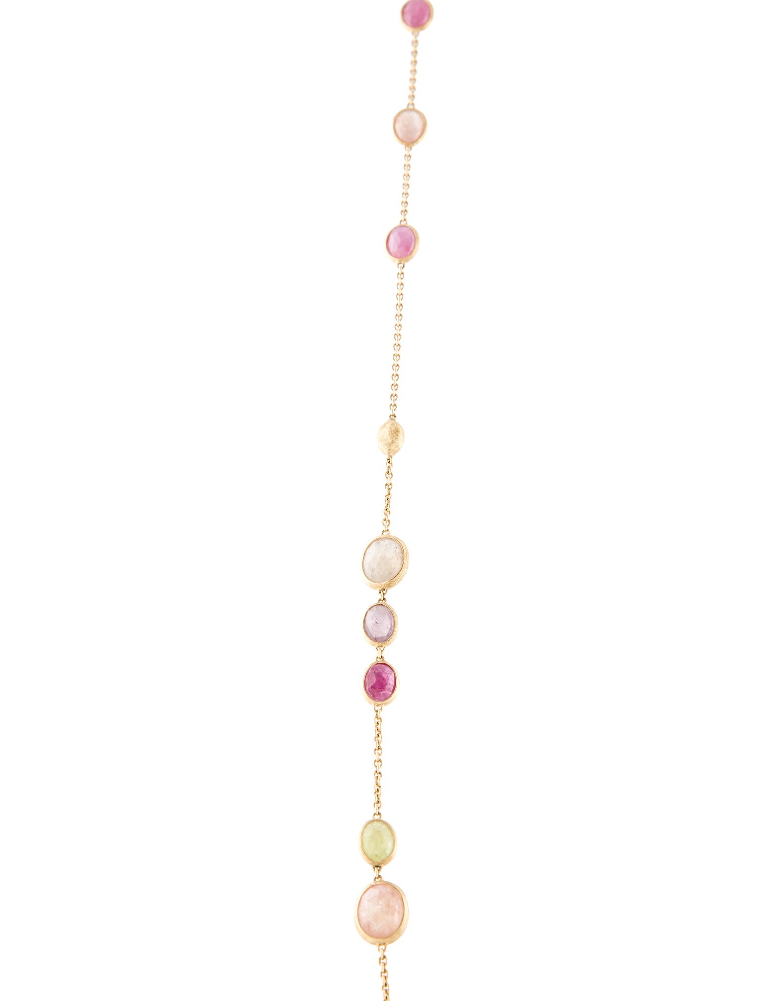 Marco Bicego 18K Sapphire & Glass Filled Ruby Siviglia Station Necklace