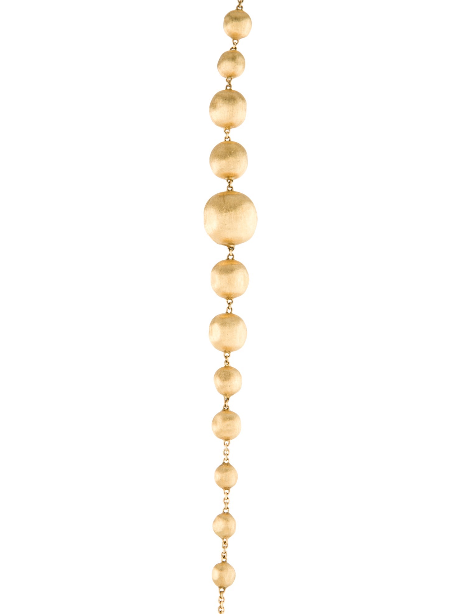Marco Bicego 18K Africa Graduated Long Station Necklace