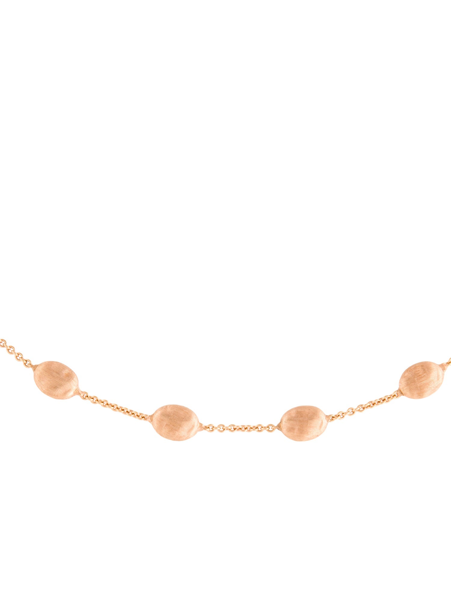 Marco Bicego 18K Medium Bean Station Necklace