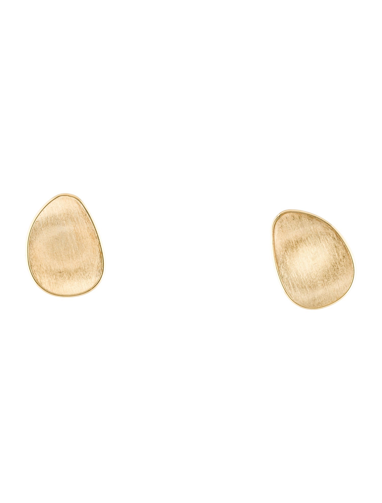 Marco Bicego 18K Lunaria Medium Petal Stud Earrings
