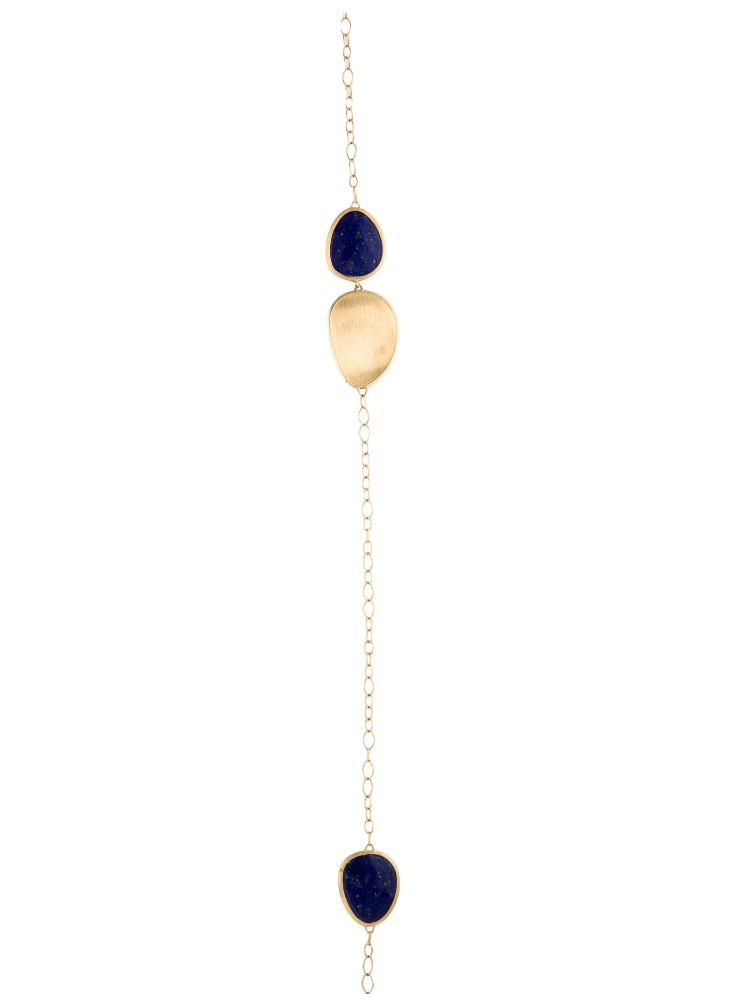Marco Bicego 18K Lapis Lazuli Lunaria Station Necklace