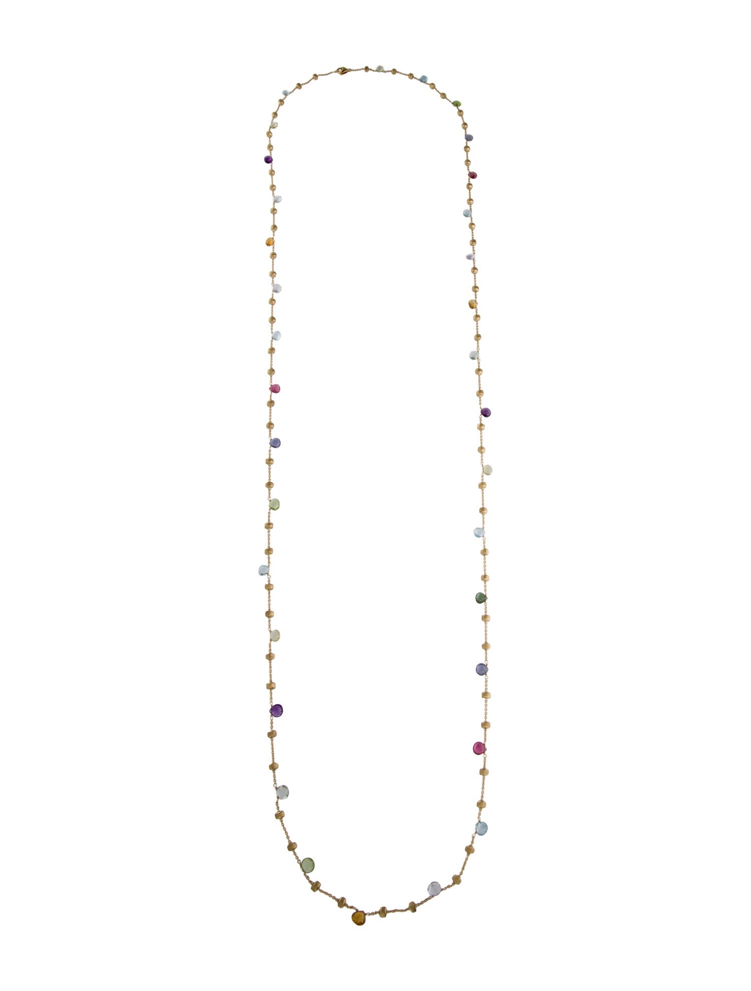 Marco Bicego 18K Multi-Stone Station Necklace