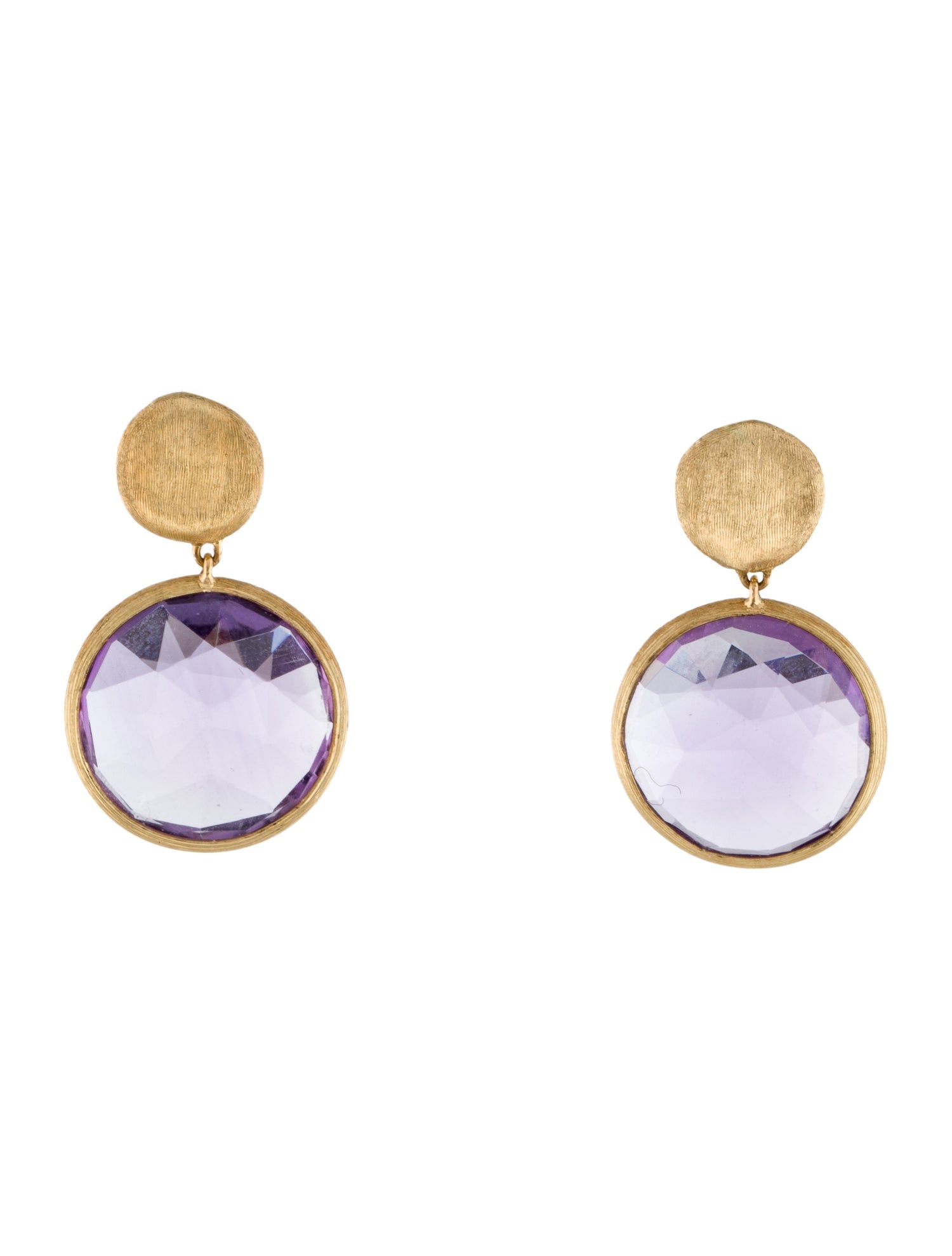 Marco Bicego 18K Amethyst Drop Earrings