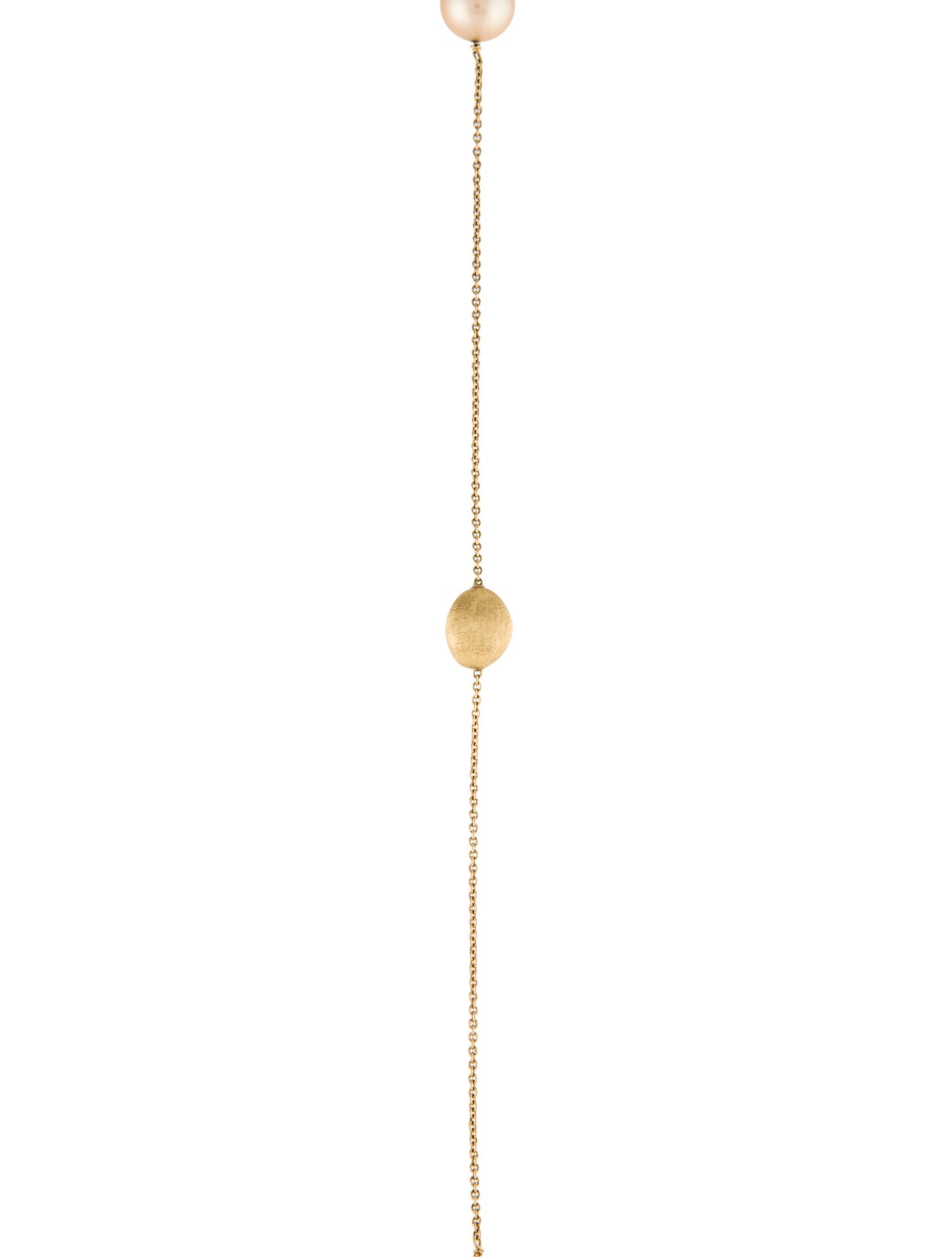 Marco Bicego 18K Pearl Africa Long Station Necklace