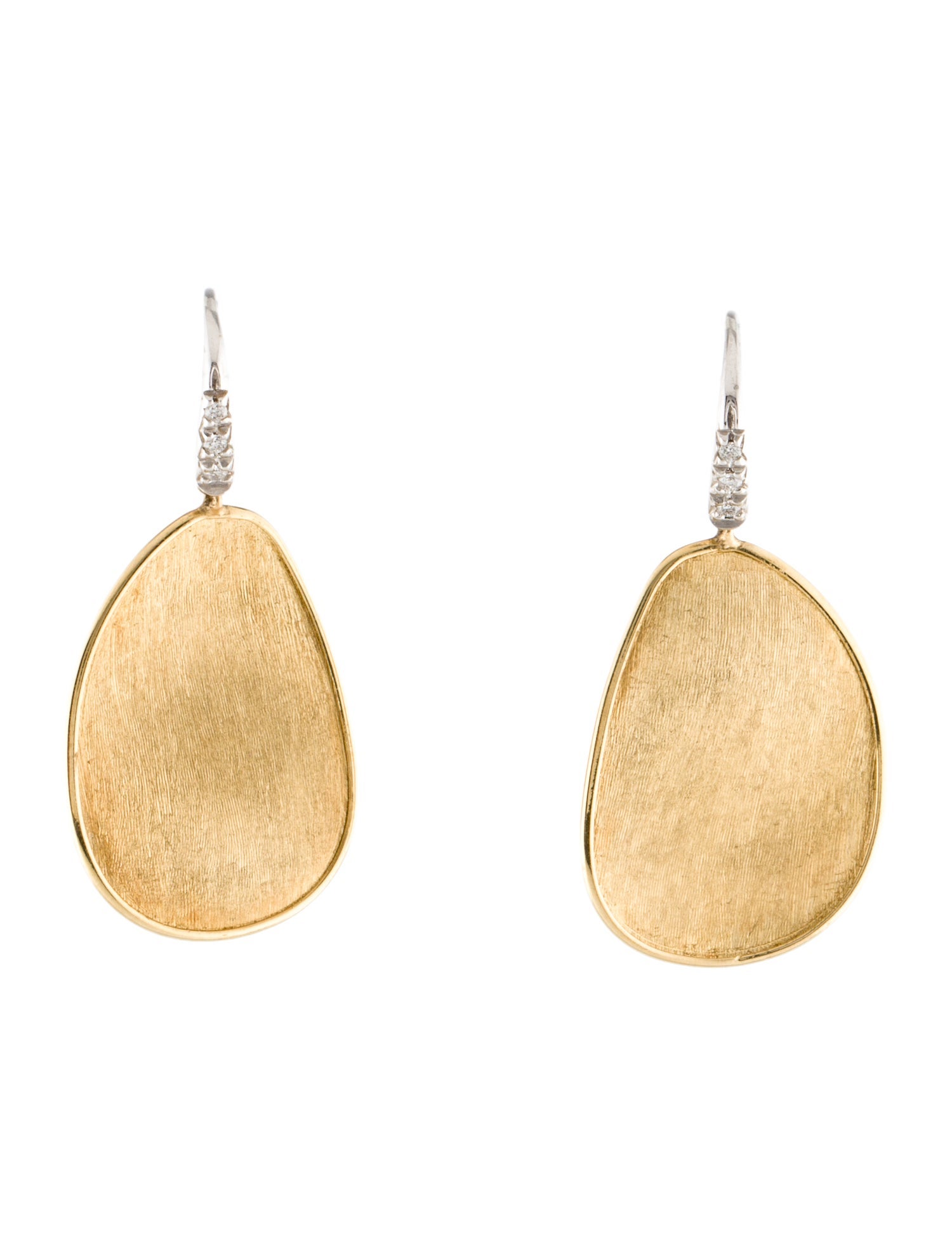 Marco Bicego 18K Diamond Lunaria Drop Earrings