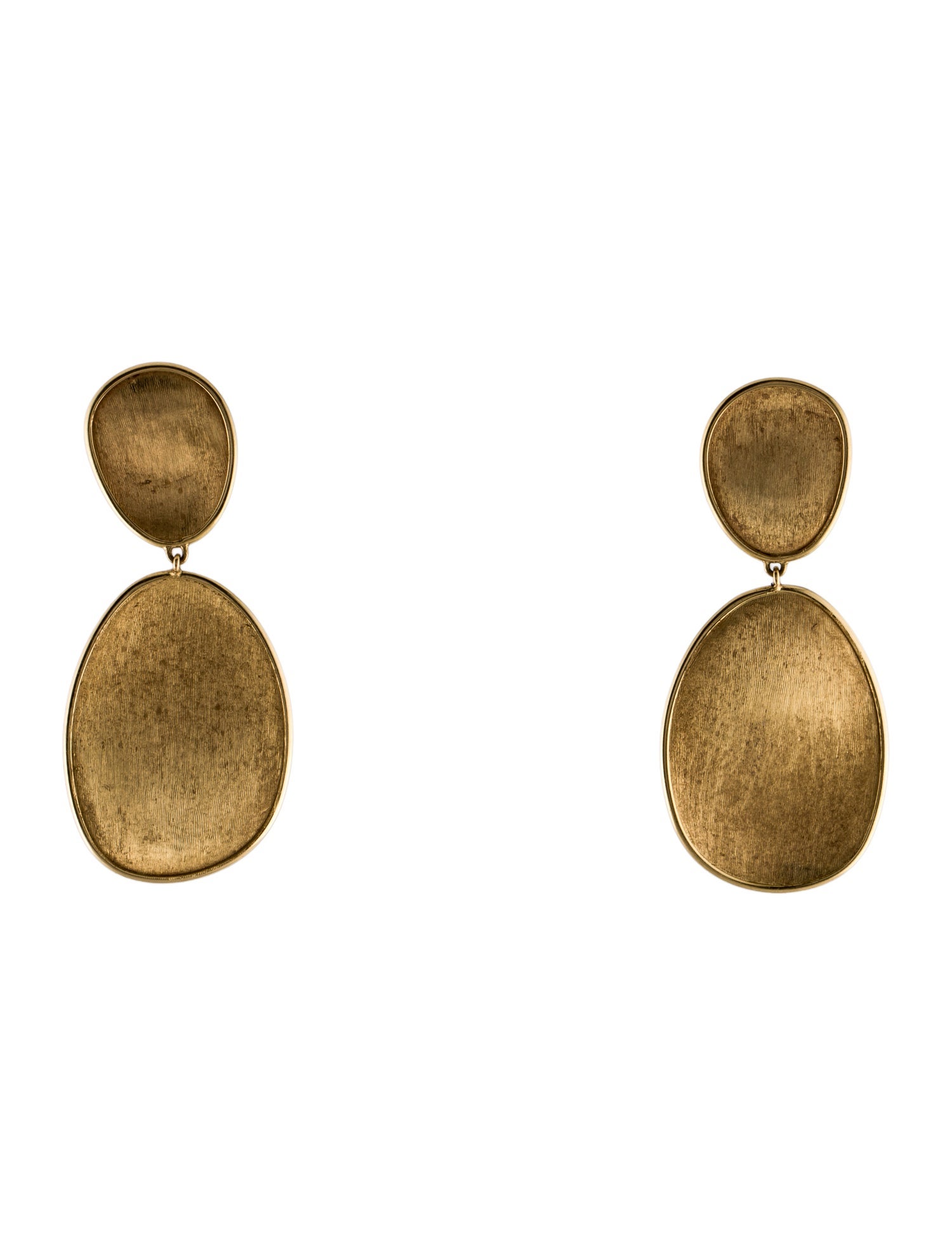 Marco Bicego 18K Lunaria Double Drop Earrings