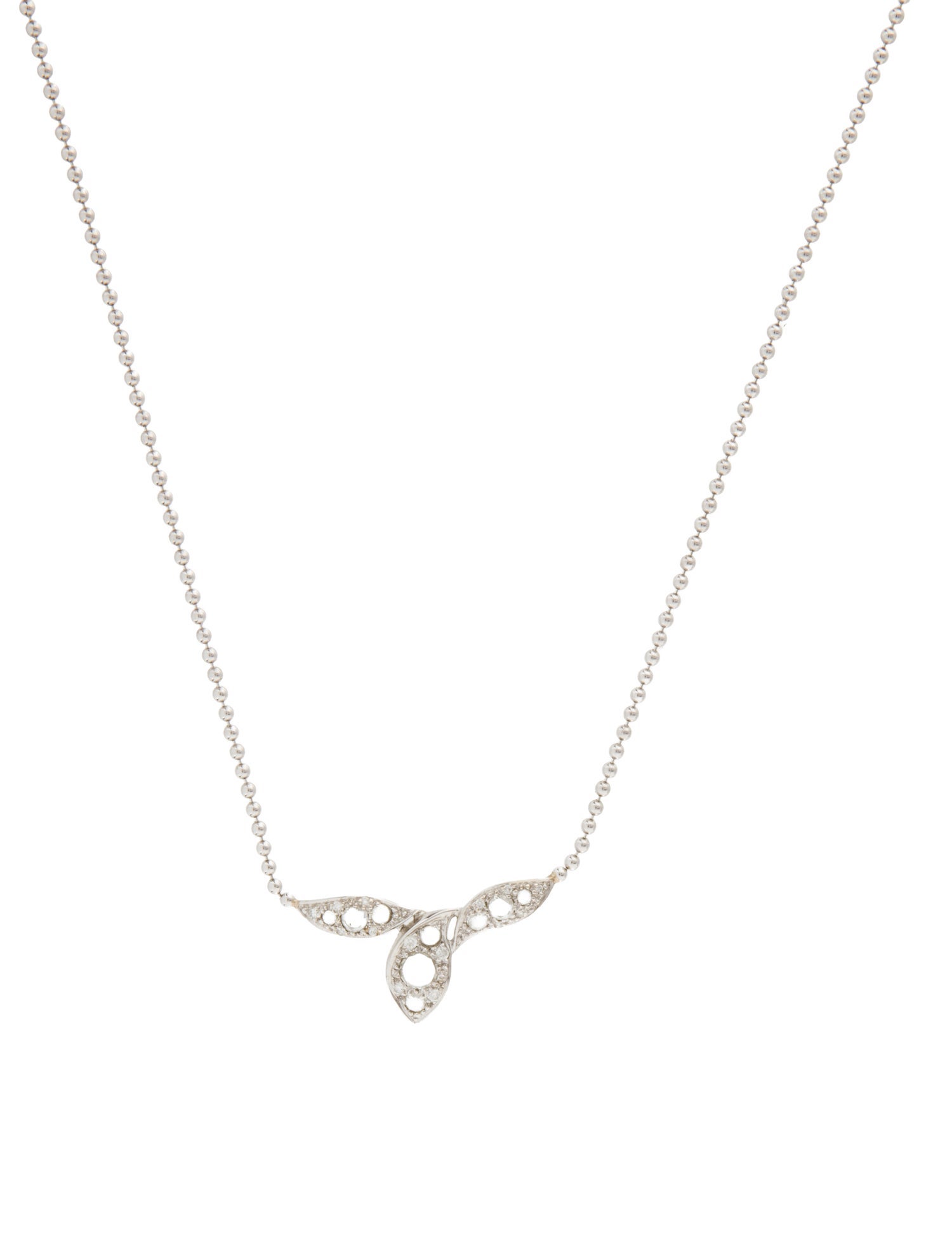 Maria Canale 18K Diamond Cluster Pendant Necklace