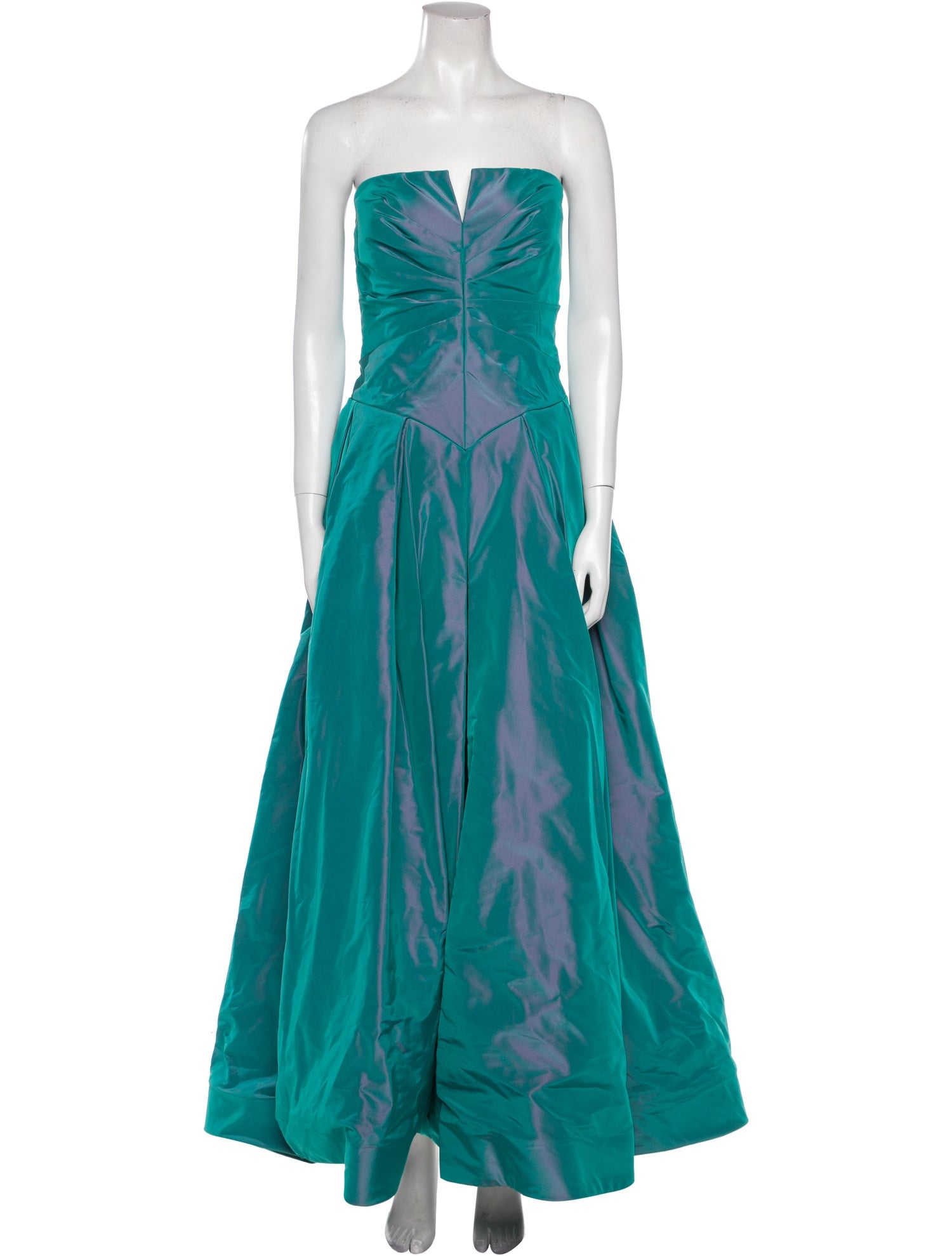 Michael Casey Printed Long Dress