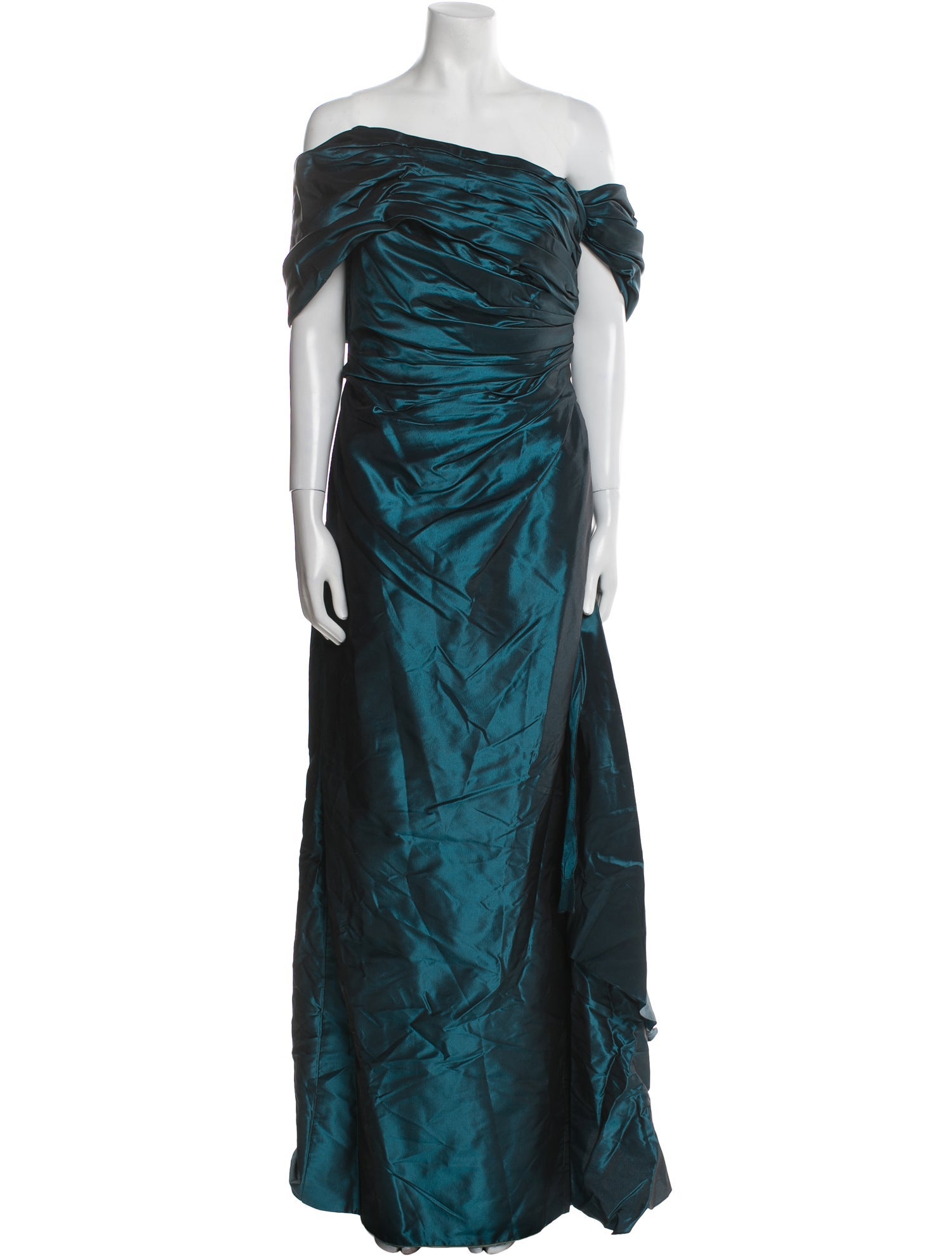 Michael Casey Silk Long Dress
