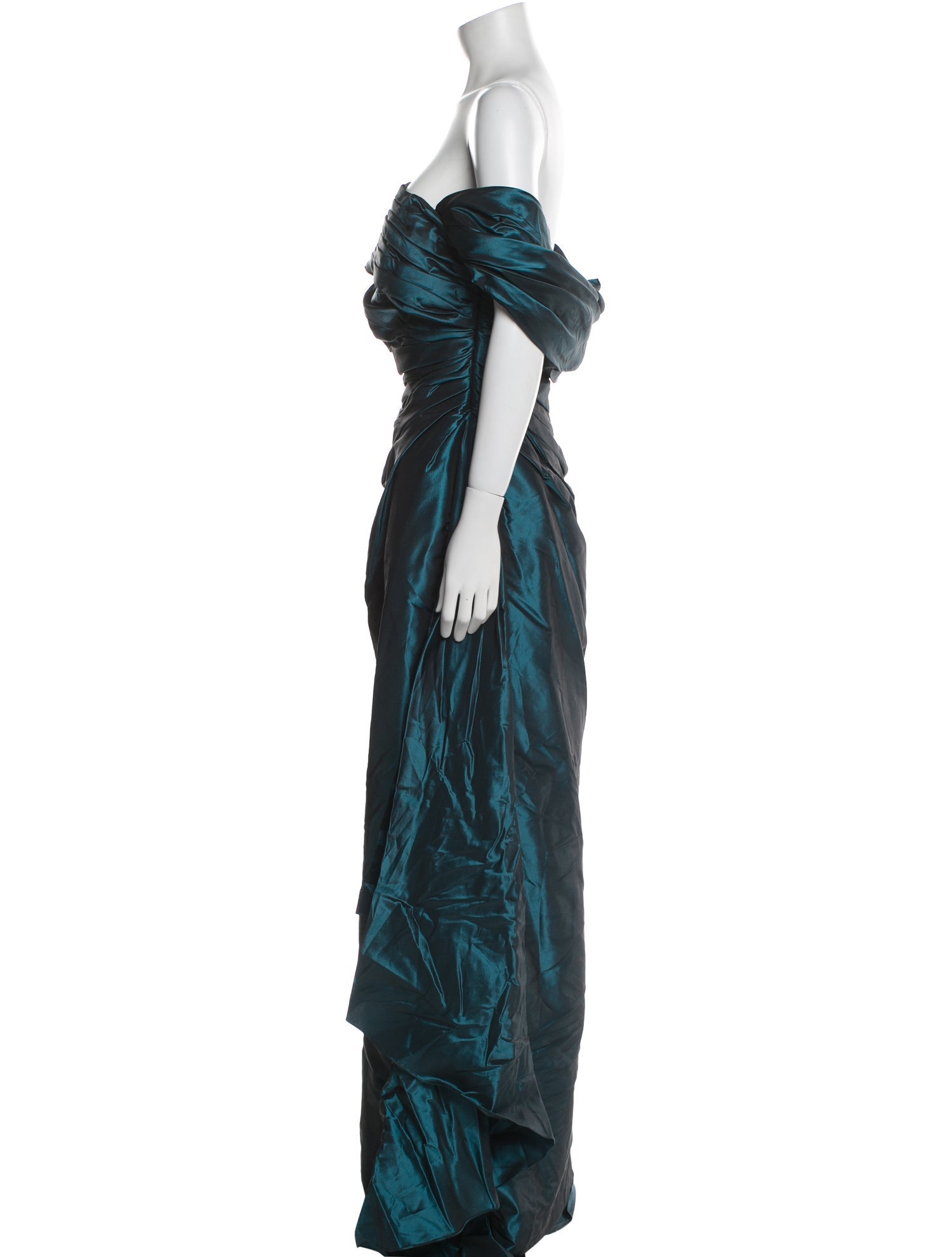 Michael Casey Silk Long Dress