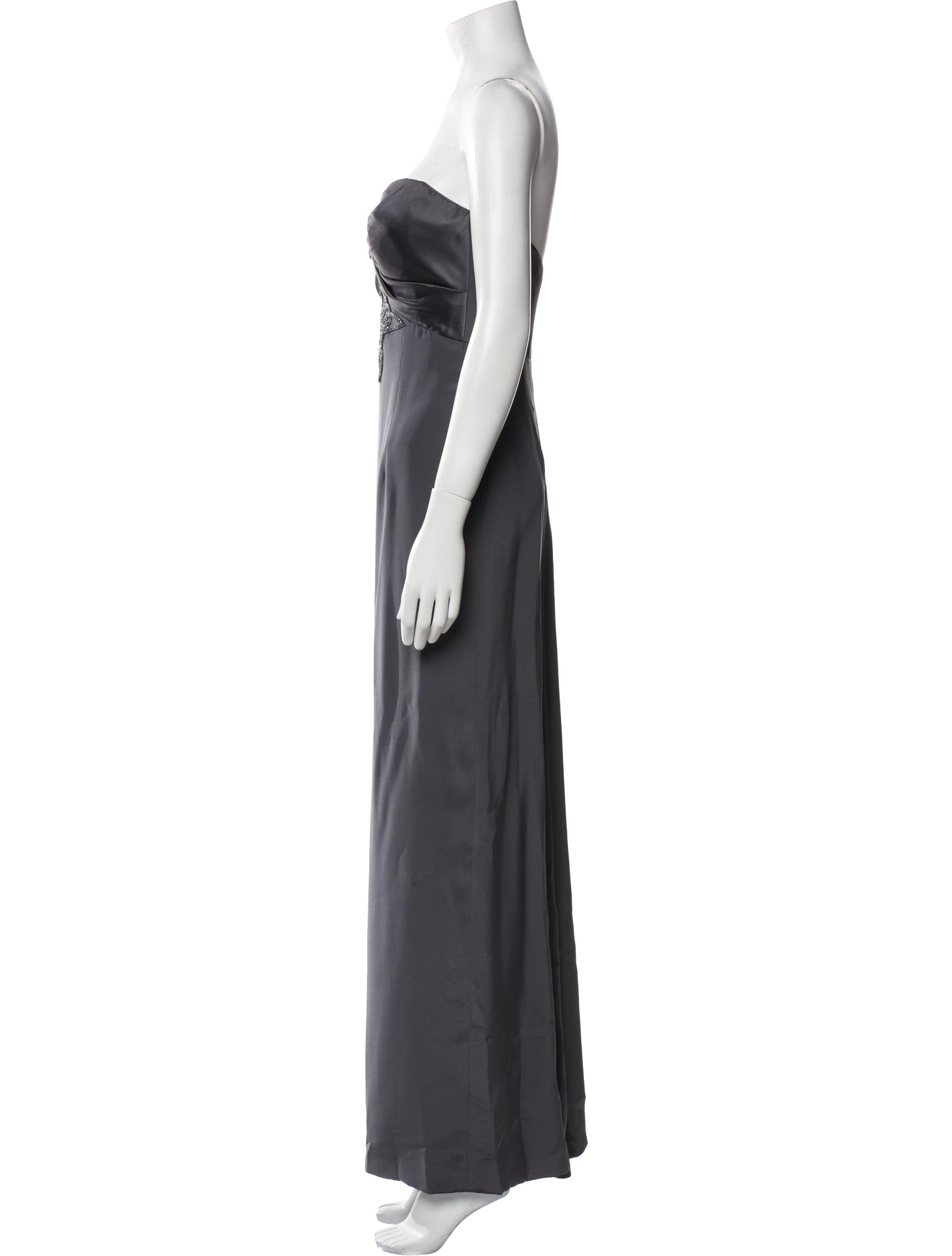 Michael Casey Silk Long Dress