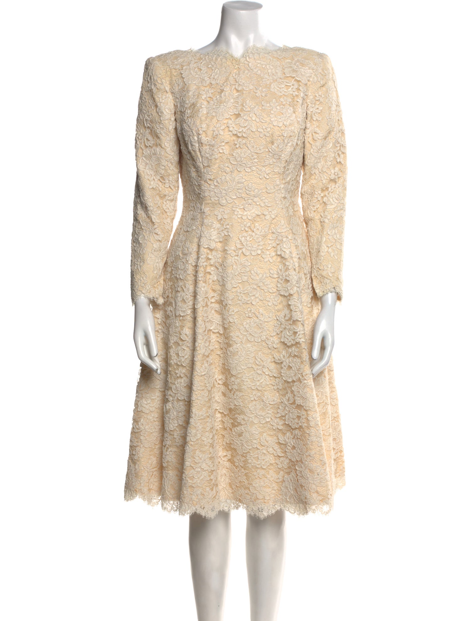 Michael Casey Silk Knee-Length Dress