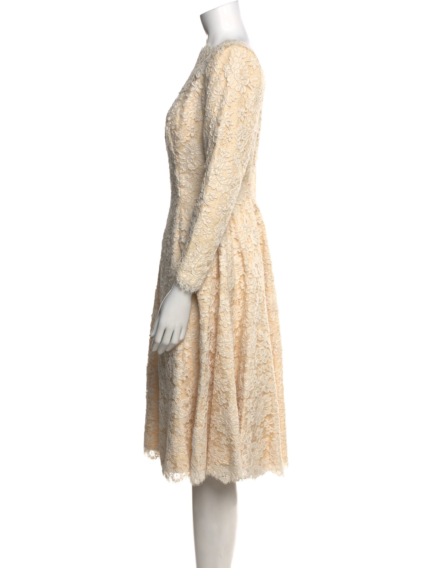 Michael Casey Silk Knee-Length Dress