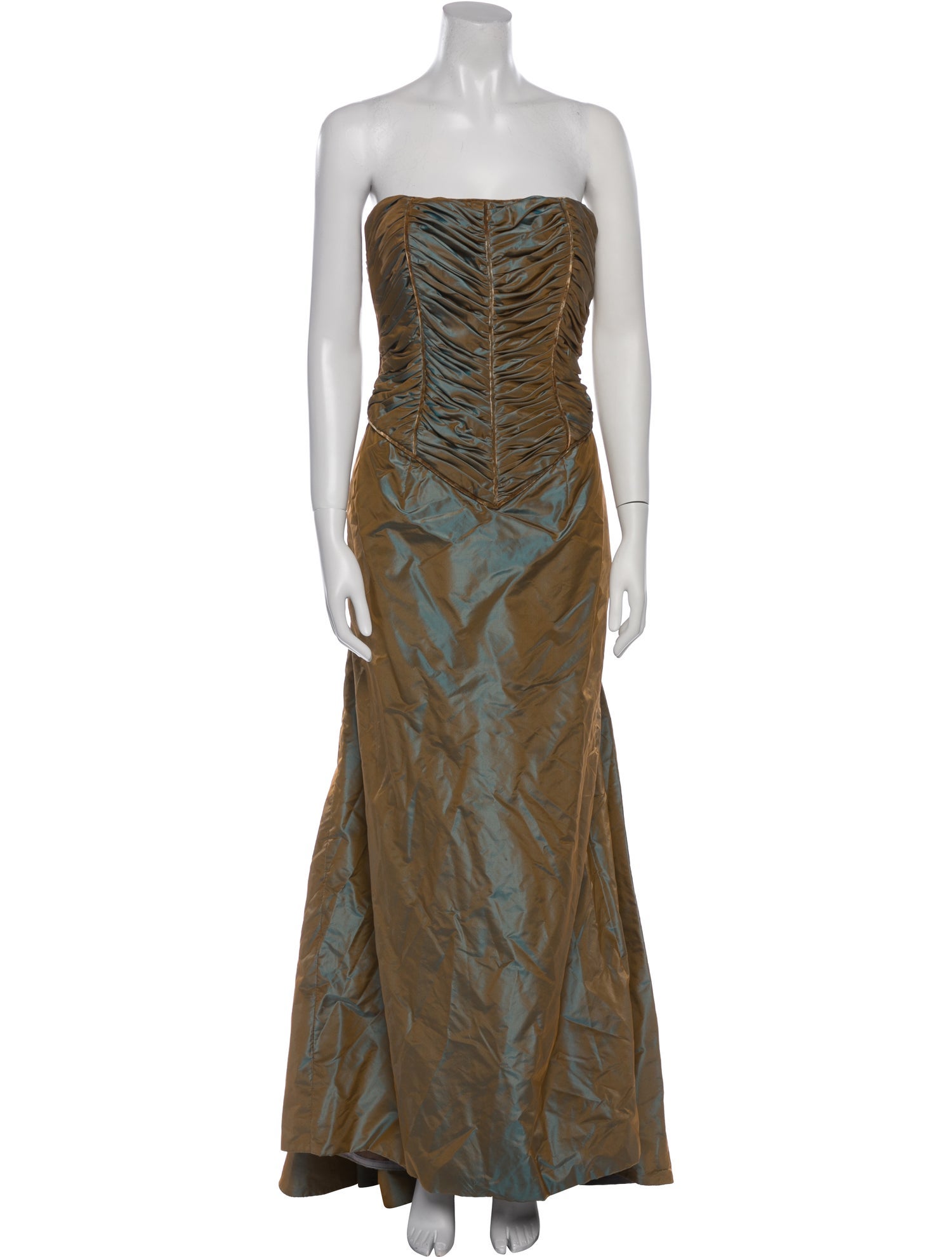 Michael Casey Silk Long Dress