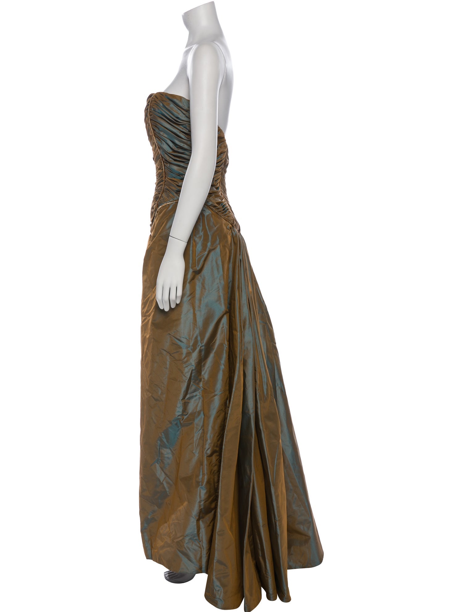 Michael Casey Silk Long Dress