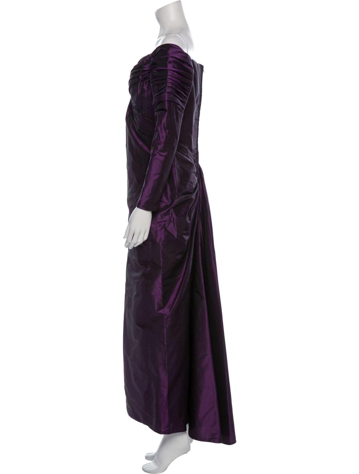 Michael Casey Silk Long Dress